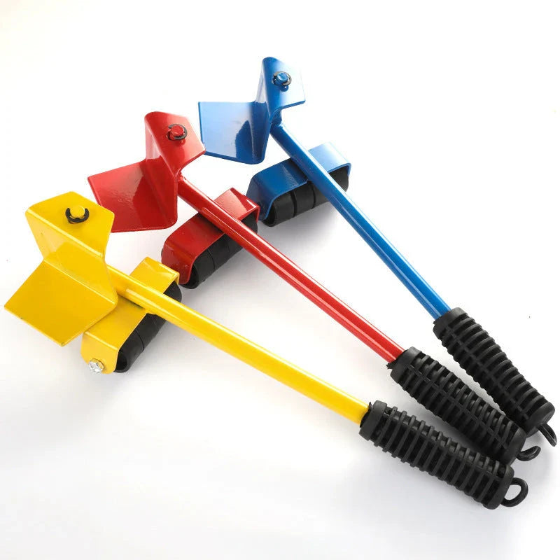 Furniture Lifter Tool Set with mover pads for effortless relocation of heavy sofas, bookcases, tables, and more