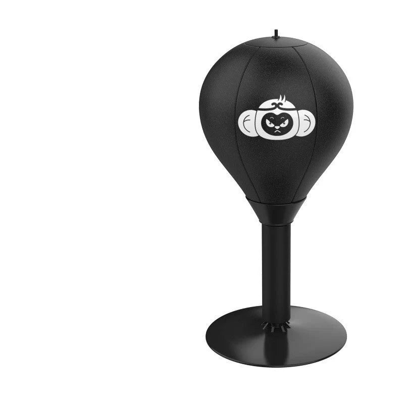 Tabletop boxing speed ball with suction cup base for stress relief and training
