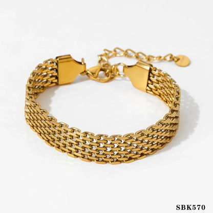 Retro silver crystal heart-shaped women's adjustable bracelet set