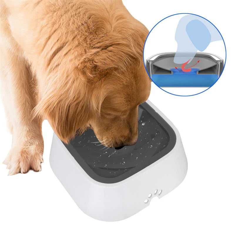Spill-Proof Floating Pet Water Bowl with Slow Water Intake, Premium ABS & PP Construction, Available in Various Colors and Quantities