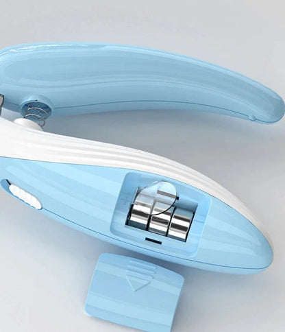 Premium electric pet nail grinder with LED light for safe, precise nail trimming of cats and dogs