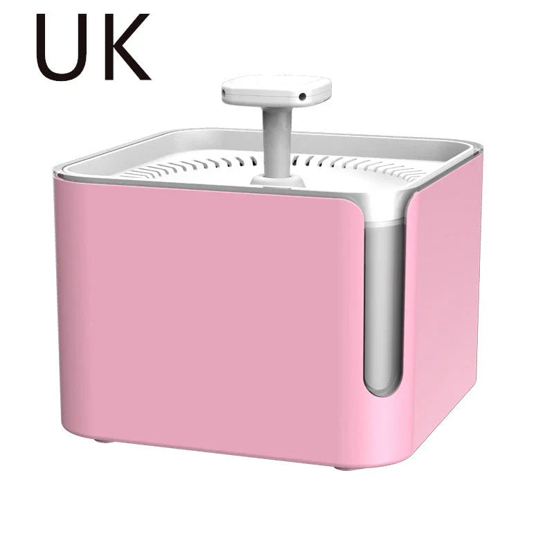 Energy-Efficient 3L USB Automatic Pet Feeder and Water Fountain with 360-degree Circulating Filtration and Automatic Power-Off Feature