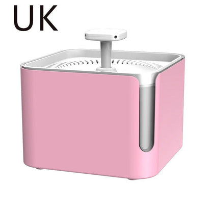 Energy-Efficient 3L USB Automatic Pet Feeder and Water Fountain with 360-degree Circulating Filtration and Automatic Power-Off Feature