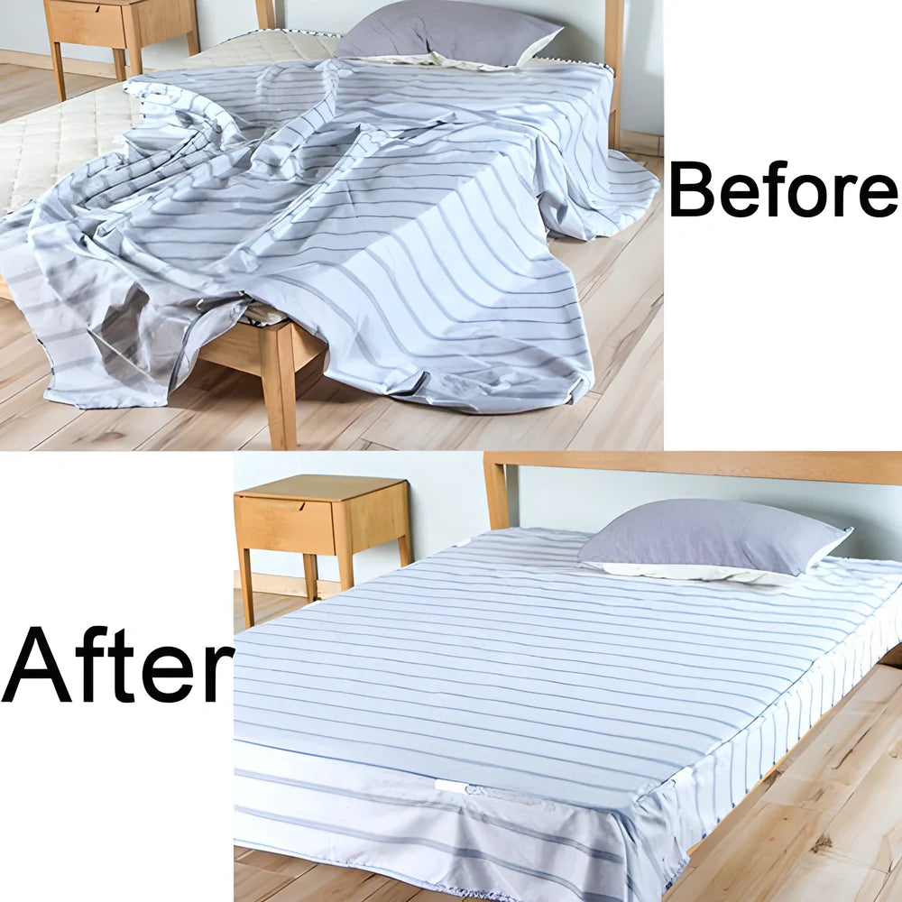 Secure Bed Sheet Grippers - 24 pack of durable, non-slip mattress clips for effortless bedmaking in UK homes