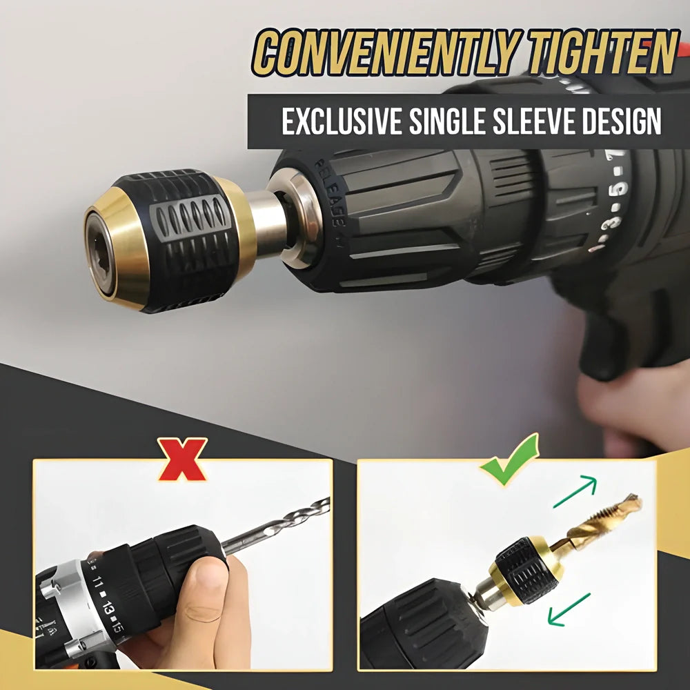 Premium Quick-Connect Drill Chuck Tool for Effortless Bit Changes in DIY Projects