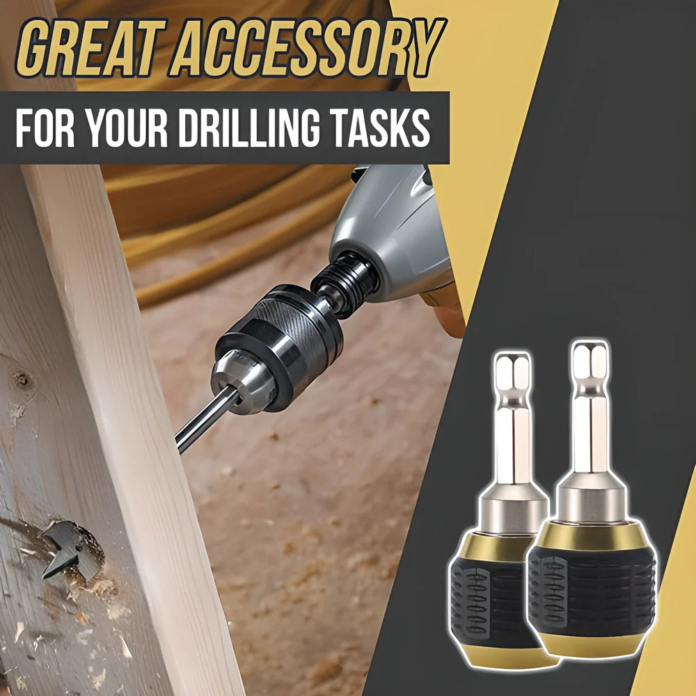 Premium Quick-Connect Drill Chuck Tool for Effortless Bit Changes in DIY Projects
