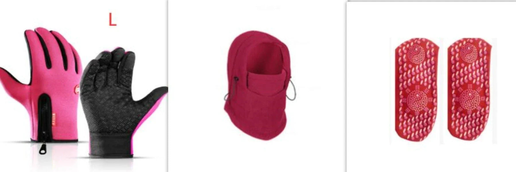 Versatile outdoor winter headwear with a warm fleece hat, face mask, and neck scarf for cold weather protection
