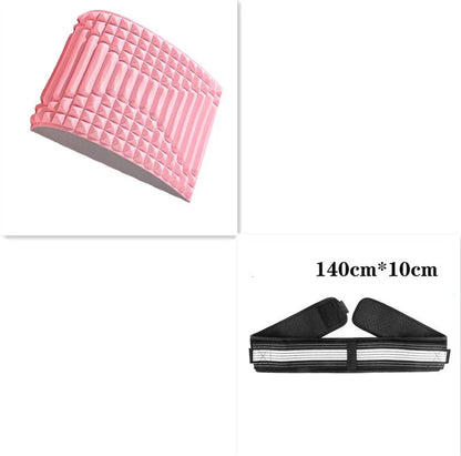Premium lumbar spine massager for back, neck, and sciatica pain relief made with high-quality EVA foam