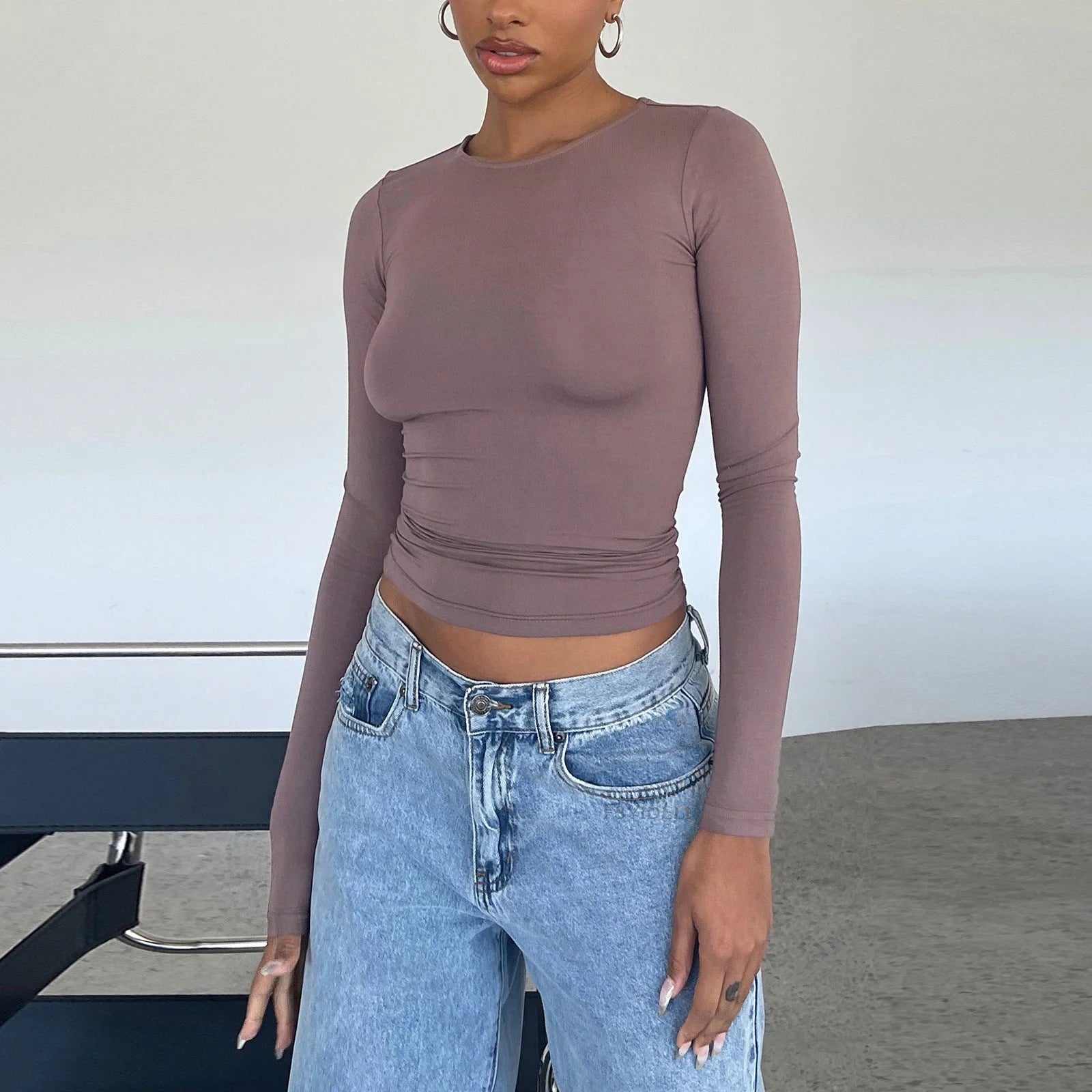 Stylish women's polyester pullover tops in a variety of colours and sizes