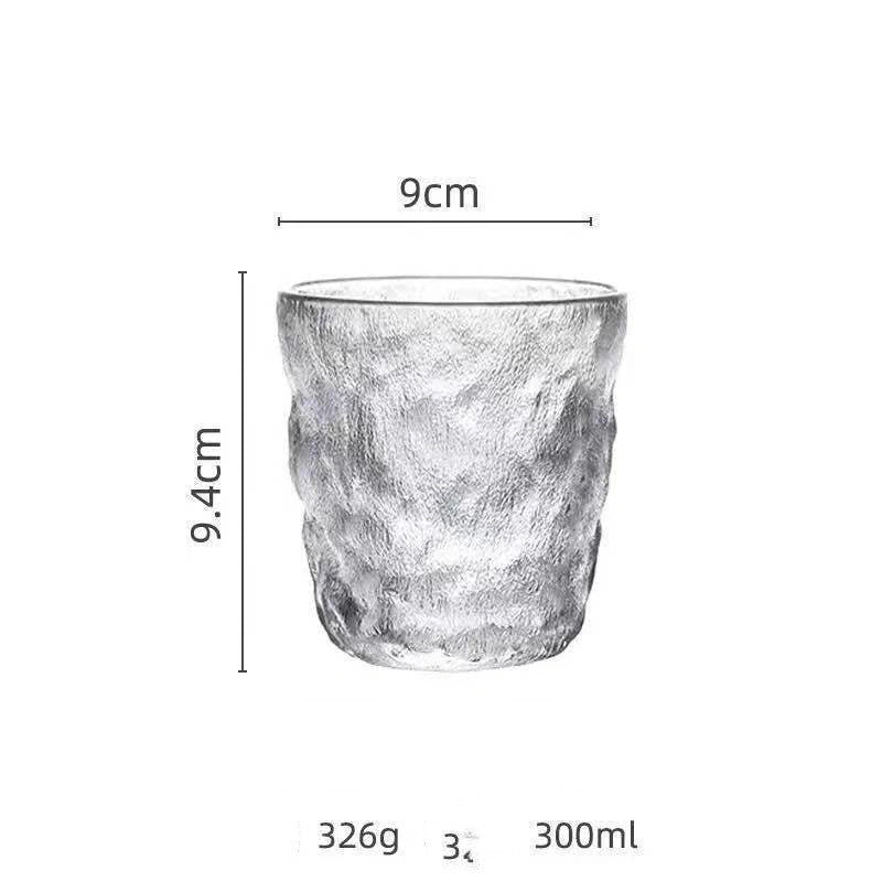 Whiskey Glass Frosted Coffee Cup in Japanese style with heat insulation