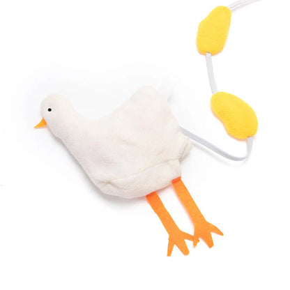 Polar fleece dog foraging toy for slow eating and mental stimulation