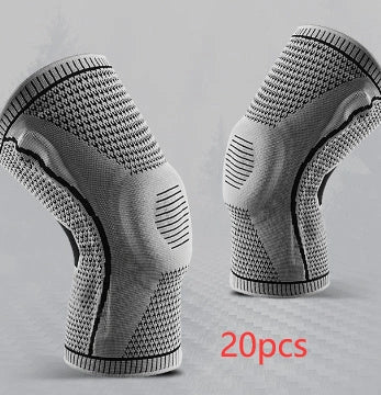 Silicone Spring Knee Pads for sports and fitness with patella protector