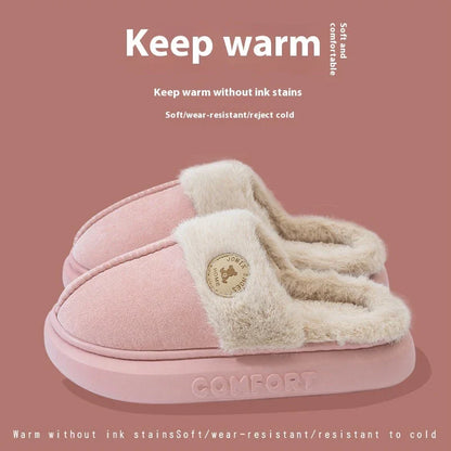 Plush, fleece-lined slippers in a variety of colors for women and men to wear indoors and outdoors