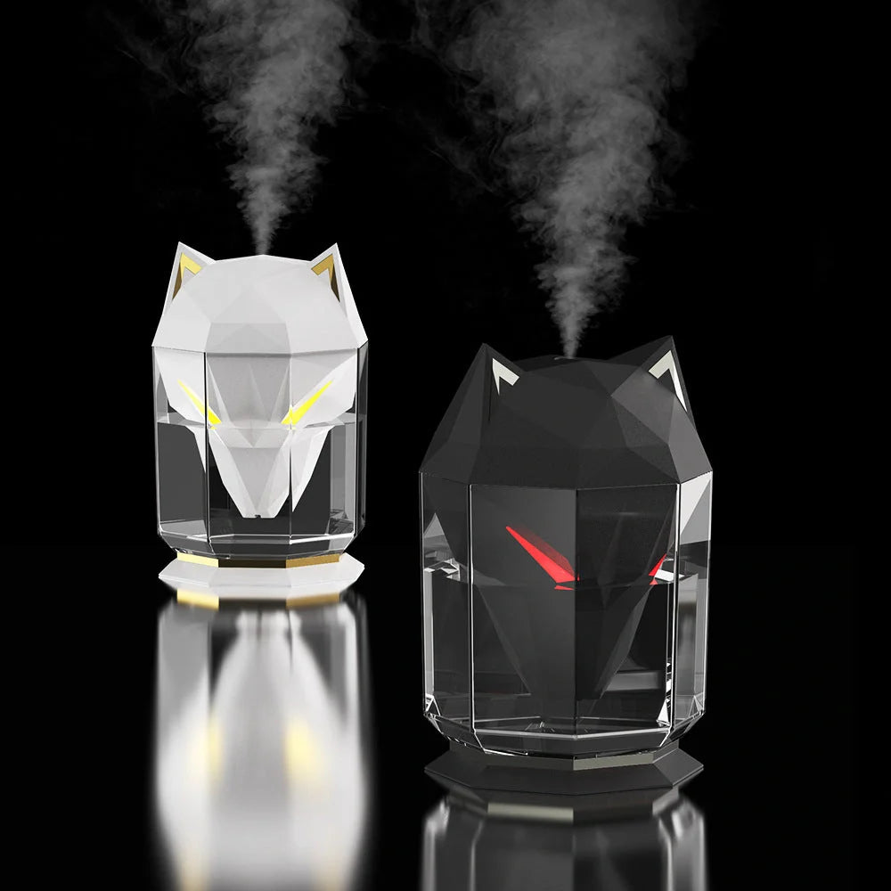 War Wolf Air Humidifier with colourful night lights and ultrasonic mist