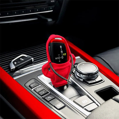Universal gear knob cover hoodies in pure cotton for cars