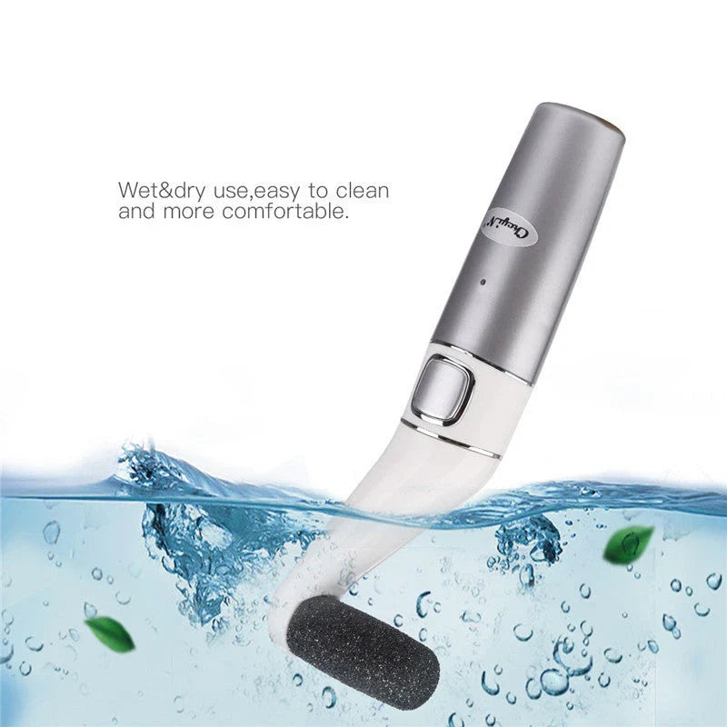 Premium Electric Foot Grinder with Interchangeable Rollers for Callus Removal and Nail Care