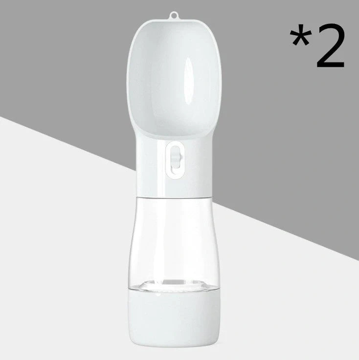 Traveling Out Portable Dog Water Dispenser with food and water compartments