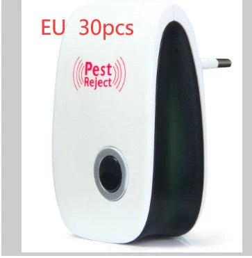 Ultrasonic pest repeller device that effectively repels mosquitoes, insects, and mice using high-frequency sound waves