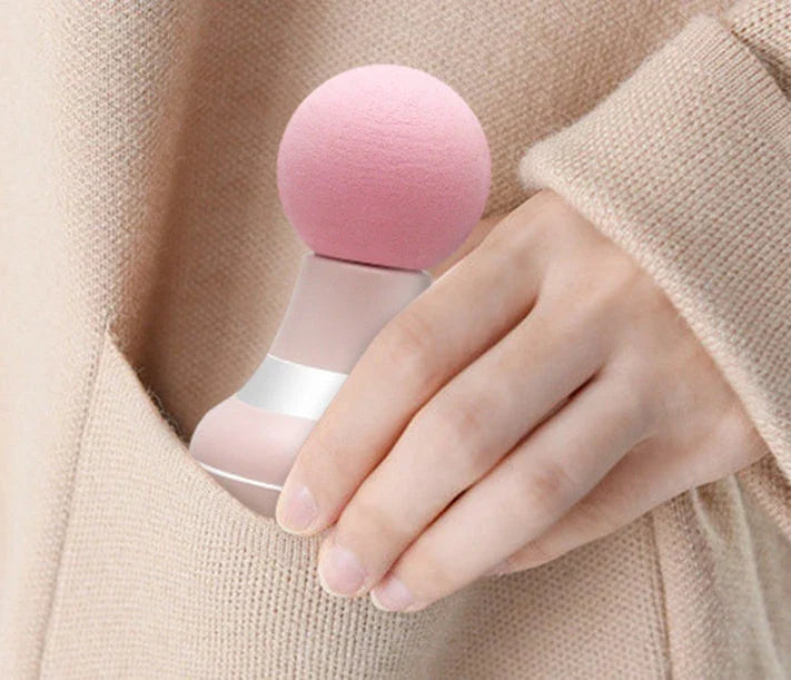 Compact and powerful mini massage gun for deep muscle relief and relaxation