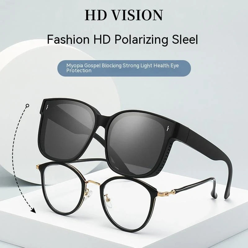 Polarised dual-use sunglasses with anti-glare mirror coating in various colours