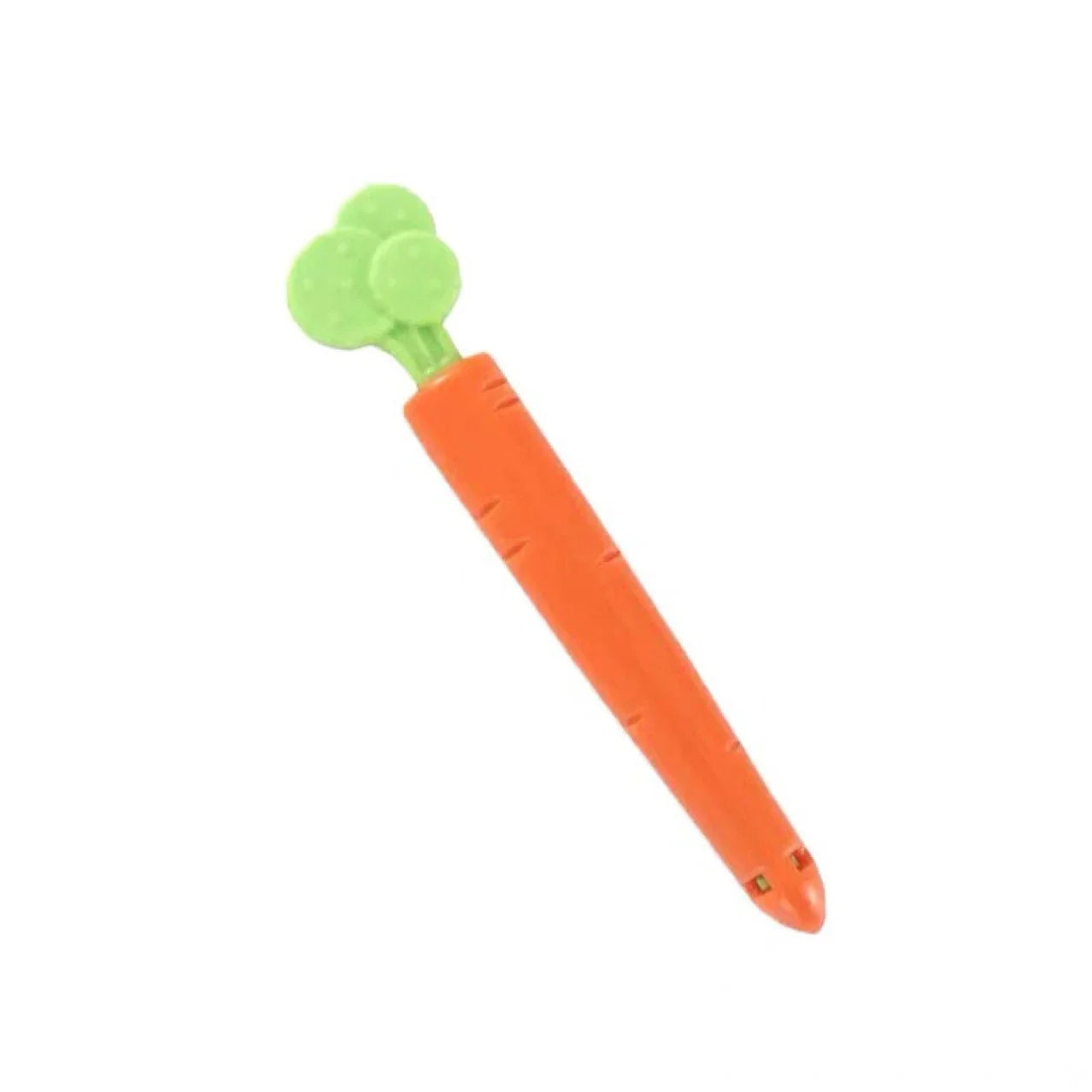 Carrot-shaped bag clip for sealing and preserving food freshness