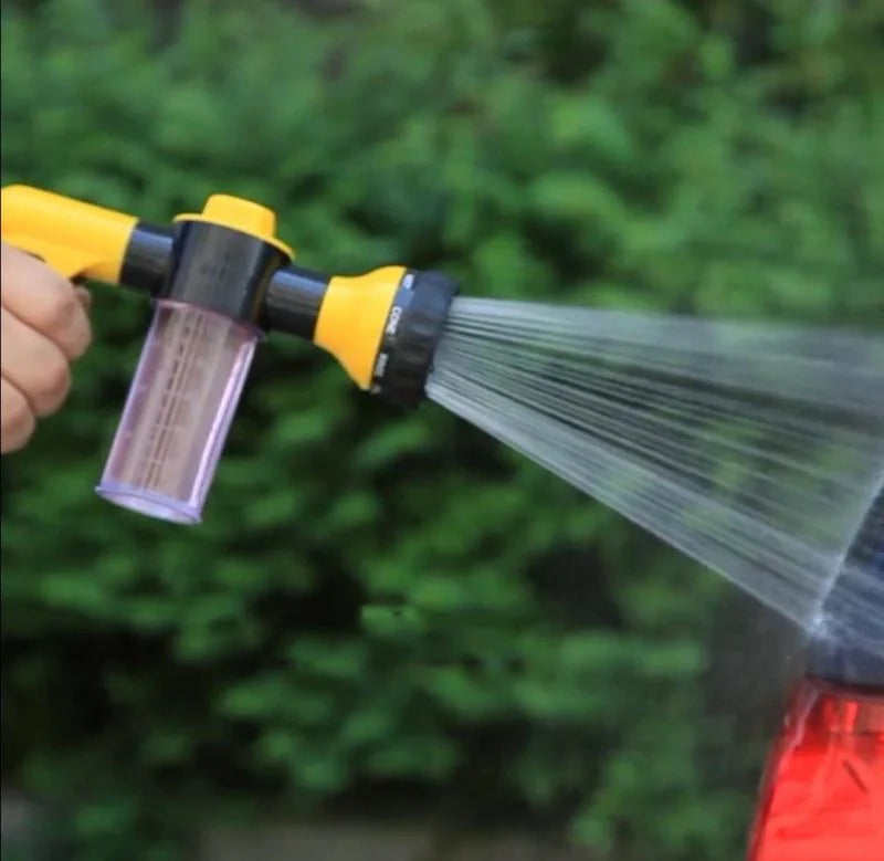 Multi-function high pressure foam pot water gun set for car and home cleaning