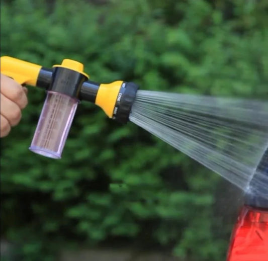 Multi-function high pressure foam pot water gun set for car and home cleaning