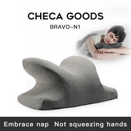 Cozy memory foam napping pillow with 'Butterfly' design for comfortable in-class napping