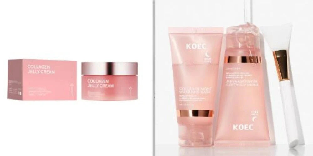Collagen Jelly Face Cream with Nicotinamide for moisturising and brightening skin