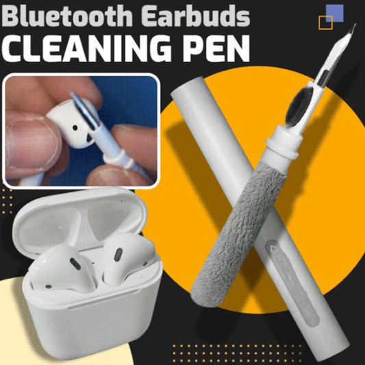 Premium wireless earbud cleaning kit with soft microfiber brush for efficient and convenient maintenance of earbuds and charging case