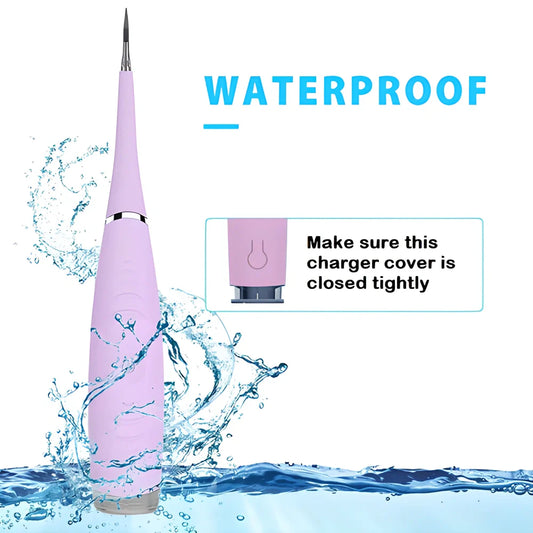 Premium ultrasonic dental scaler with adjustable power settings and waterproof design for effortless at-home teeth cleaning