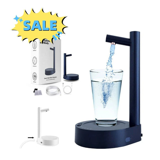 Rechargeable electric water dispenser with sleek, modern design for home, office, or on-the-go use
