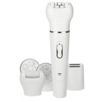 5-in-1 Multi-Functional Portable Skin Care Electric Massager with Facial Latex Brush
