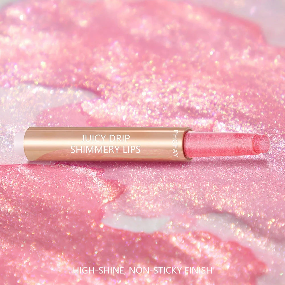 PHOFAY Juicy Lip Plump in various colours, showcasing hydrating and plumping effects