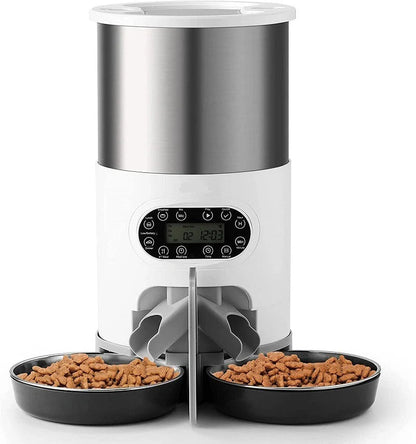 Smart APP Pet Feeder with stainless steel bowl for cats and dogs