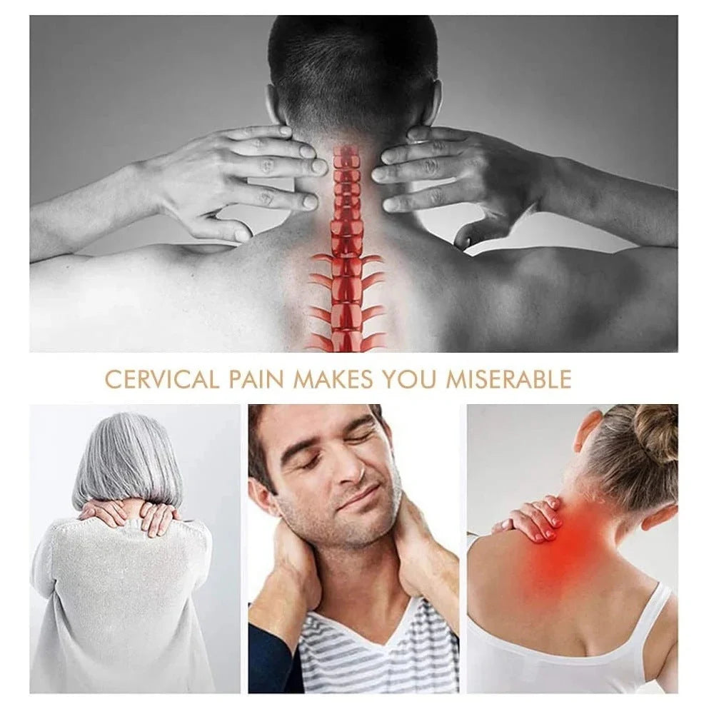 Adjustable foam cervical collar for neck pain relief and spinal support