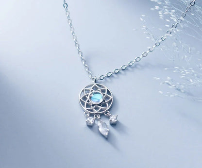 Elegant Alloy Dream Catcher Pendant for Women with unique bohemian design