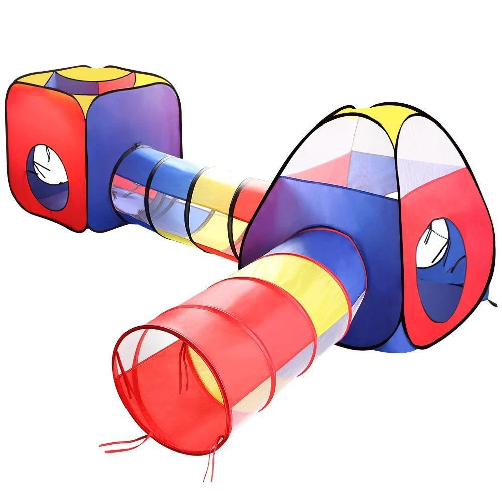 Premium portable play tent for kids with sturdy steel frame, breathable mesh, and durable polyester fabric