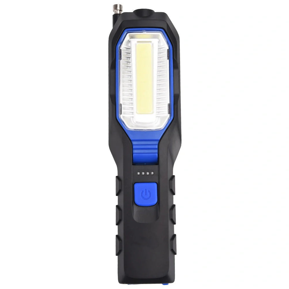 COB Strong Searchlight Rechargeable LED Portable Multi-function Auto Repair Light with multiple light modes