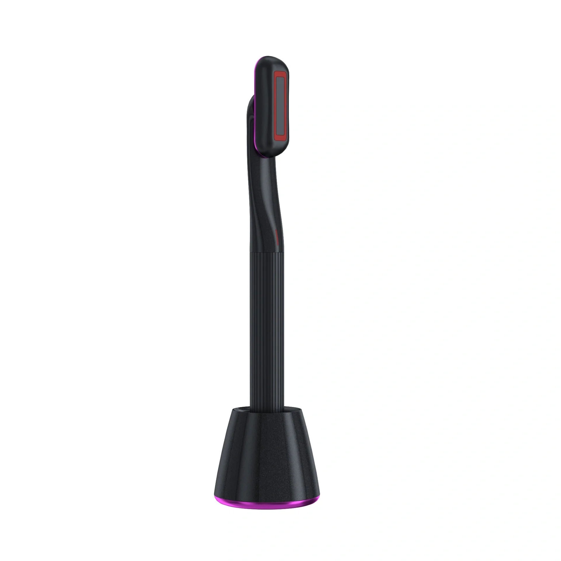 360 Degrees Rotary Eye Massage Wand with Red LED Light and Therapeutic Warmth for skincare