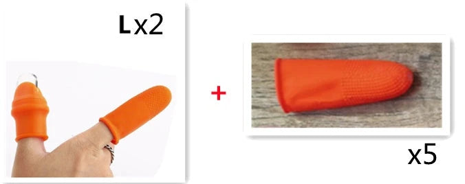 Premium Silicone Finger Guard with Stainless Steel Blade for Effortless Vegetable, Fruit, and Herb Harvesting