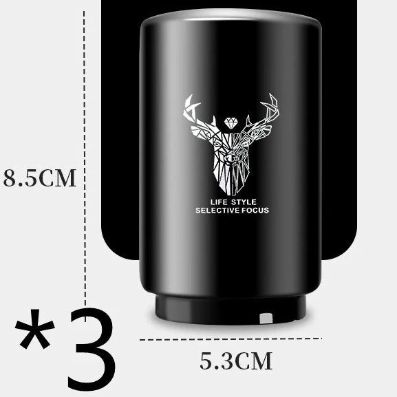 Stainless steel automatic beer bottle opener with magnet cap catcher