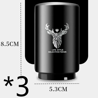 Stainless steel automatic beer bottle opener with magnet cap catcher