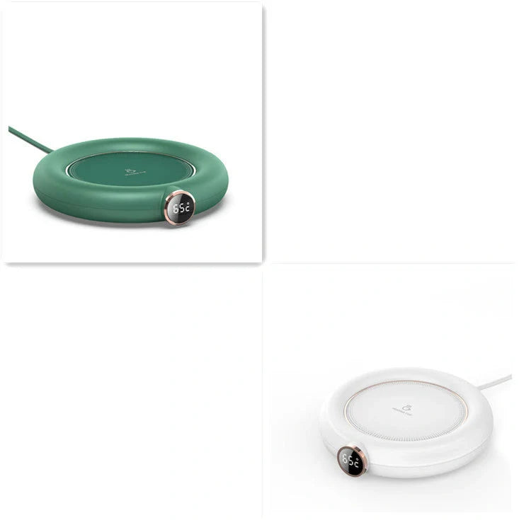 USB Cup Warmer Pad with adjustable temperature settings and LED display