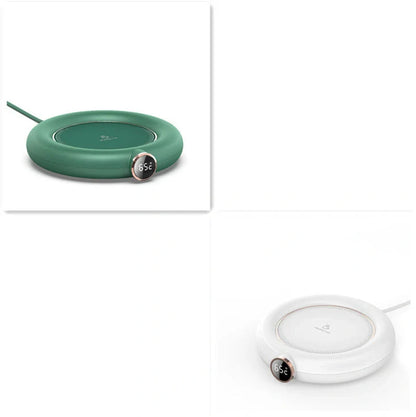 USB Cup Warmer Pad with adjustable temperature settings and LED display