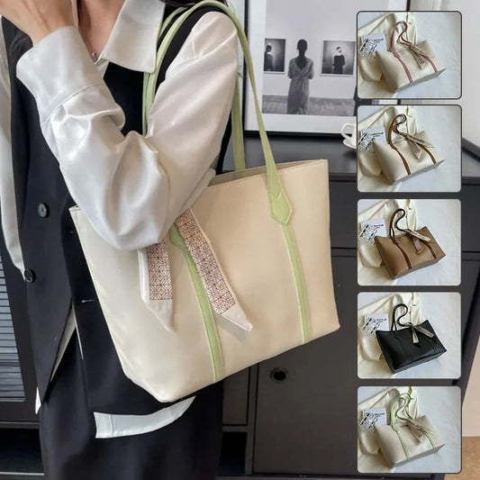 Stylish large capacity tote bag in various colours, perfect for fashion and functionality