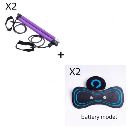 Compact rechargeable electric massager for relieving neck and shoulder tension