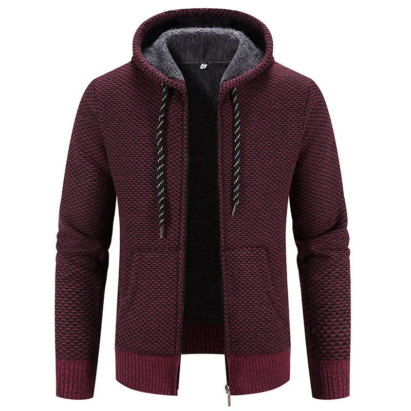 Versatile winter coat with cozy plush lining, available in a variety of classic colors and sizes for a customized fit