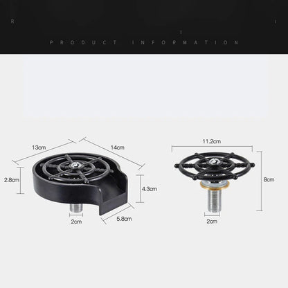Premium countertop cup washer with high-pressure spray for efficient cleaning of cups and glassware in bars and kitchens