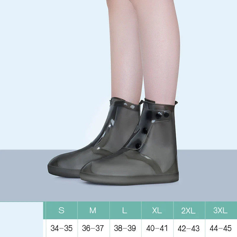 Rugged waterproof overshoes in various colours, perfect for British outdoor adventures in any weather